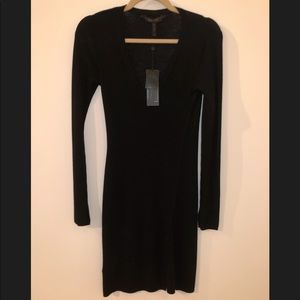 * NWT * MACKI Sweater Dress w/ slit - BCBGMAXAZRIA